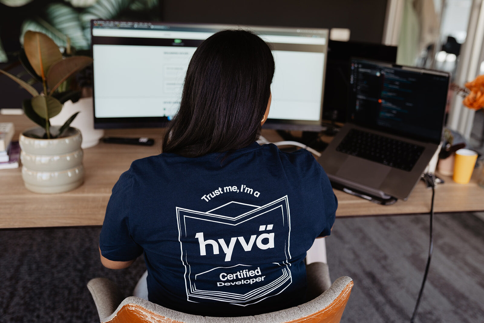 Hyvä Certified Developer van Coding.nl aan het werk